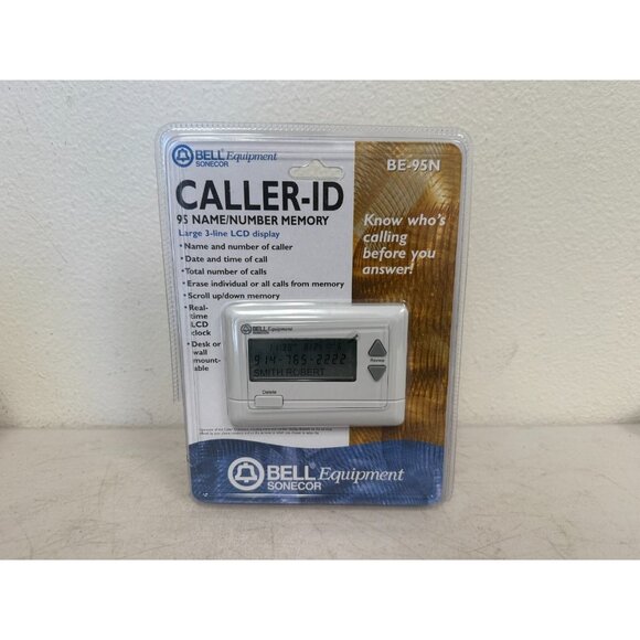 Bell Sonecor new BE-95NR vintage caller ID name number date time redial memory - Picture 1 of 8